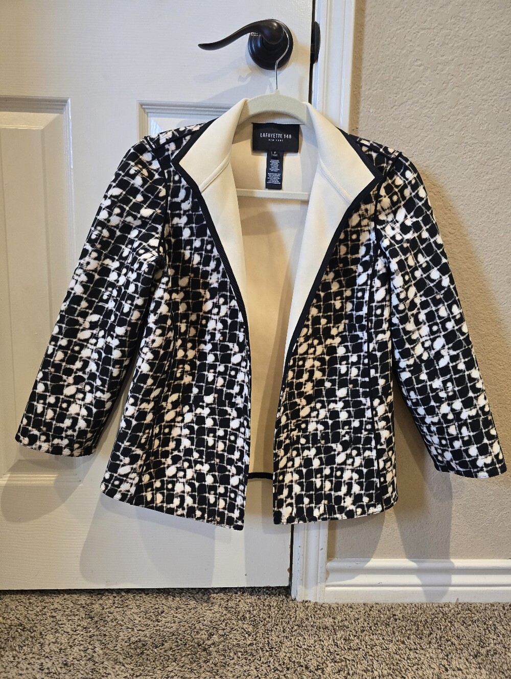 Lafayette 148 NY Women's Animal Print Evening Jacket Size P